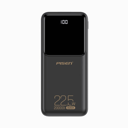 PISEN Semi-Mirror 22.5W Power Bank 20000mAh – High-Capacity Fast Portable Charger (TP-D039)