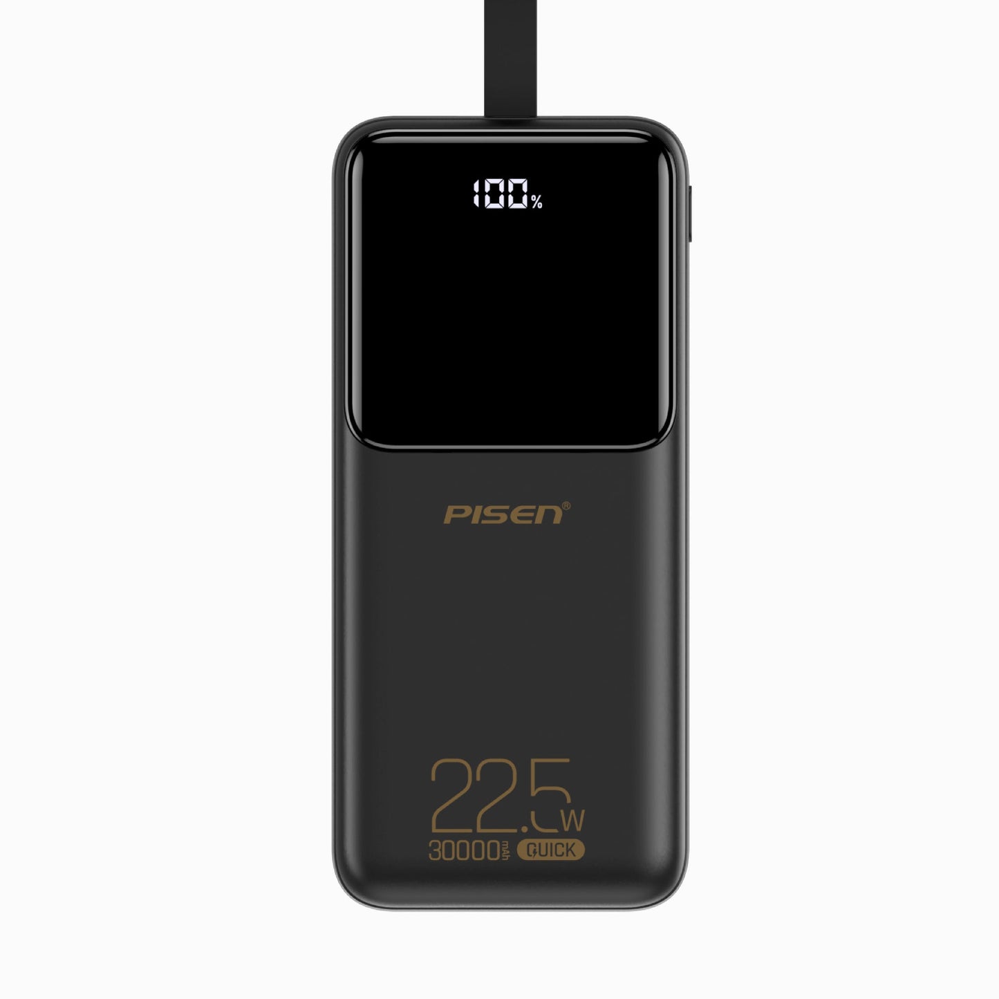 PISEN Semi-Mirror 22.5W Power Bank 30000mAh – High-Capacity Fast Portable Charger (TP-D040)