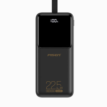 PISEN Semi-Mirror 22.5W Power Bank 30000mAh – High-Capacity Fast Portable Charger (TP-D040)