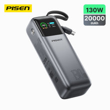 PISEN Bolt 130W 20000mAh Power Bank – High-Speed USB-C Laptop Portable Charger (TP-D107)