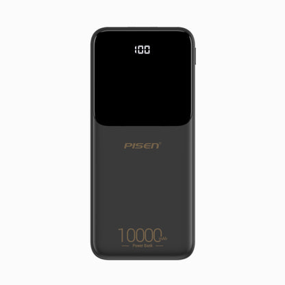 PISEN Semi-Mirror 10W Power Bank 10000mAh – Slim Portable Charger (TP-D053)