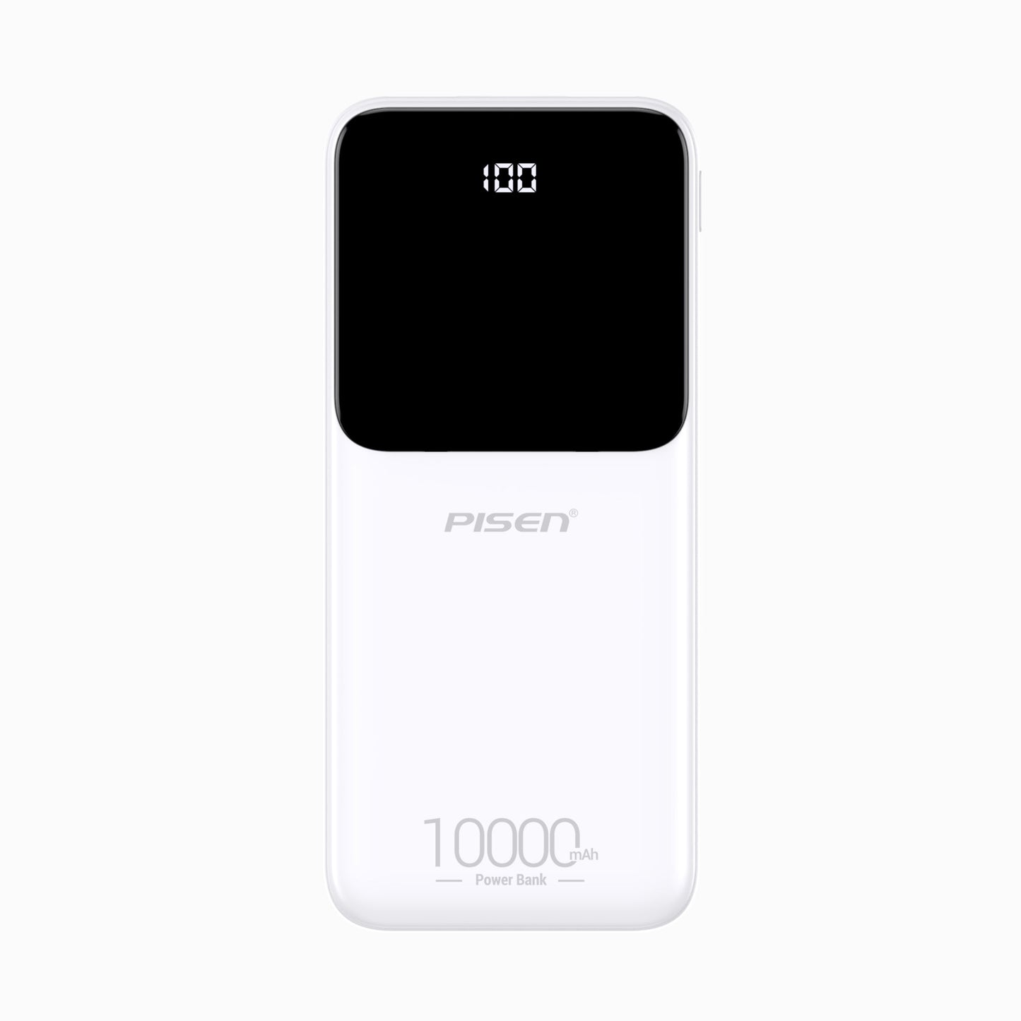 PISEN Semi-Mirror 10W Power Bank 10000mAh – Slim Portable Charger (TP-D053)
