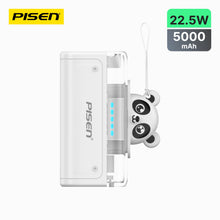 PISEN 2-in-1 Power Bank 5000mAh 22.5W – Built-In Connector Mini Portable Charger (TP-D139)