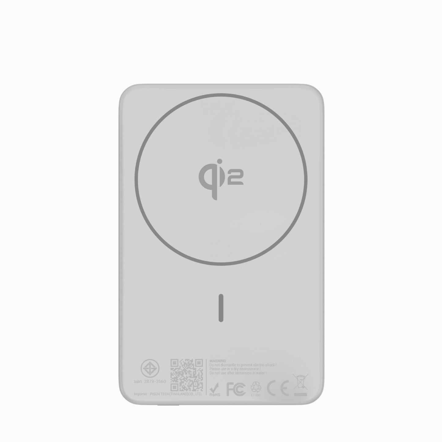 PISEN SleekVolt 20W Wireless Power Bank 5000mAh – Slim MagSafe Portable Charger (TP-D147)