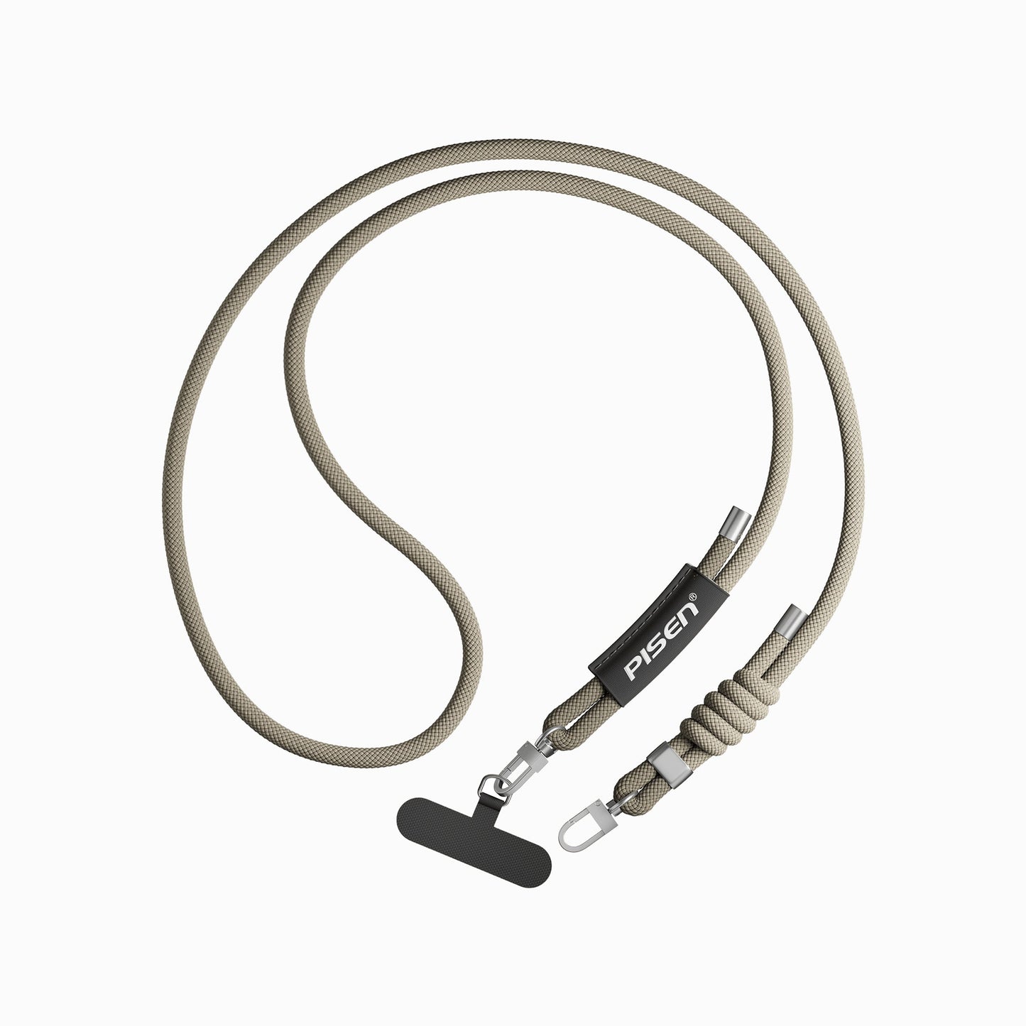 PISEN Braided Phone Lanyard 6mm – Adjustable Crossbody Strap for Phones (TP-PJ-001)