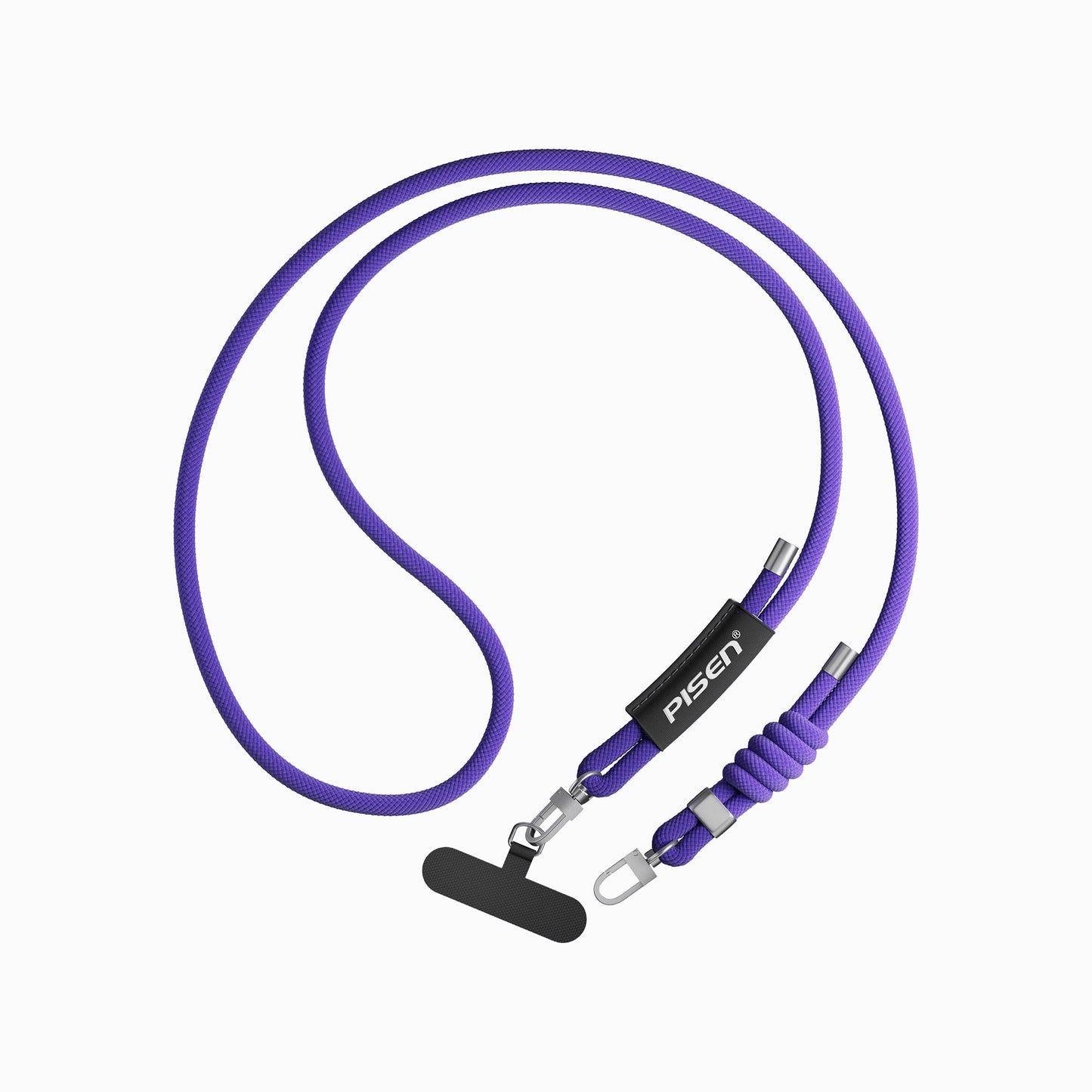 PISEN Braided Phone Lanyard 6mm – Adjustable Crossbody Strap for Phones (TP-PJ-001)