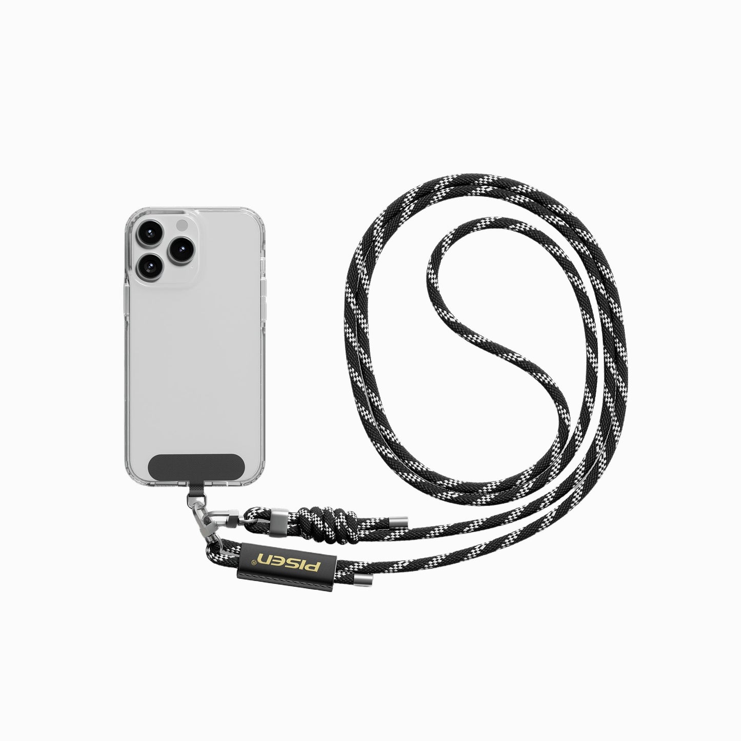 PISEN Braided Phone Lanyard 6mm – Adjustable Crossbody Strap for Phones (TP-PJ-001)
