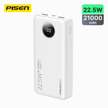 PISEN Power Cube 22.5W Power Bank 21000mAh – Fast Charger with Digital Display (TS-D301)