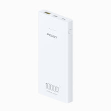 PISEN Mr White Ultra 10000mAh Power Bank – Slim Portable Charger, White (TS-D324)