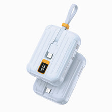 PISEN Power Tiny 22.5W Power Bank 10000mAh – Compact Charger with Dual Built-In Cables (TS-D326)