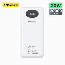PISEN PowerLink 4-in-1 Power Bank 20000mAh – Fast Charger with Built-In Cables (TS-D344)