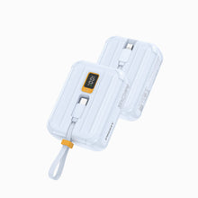 PISEN QUICK 30W Mini Power Bank 10000mAh – Fast Charger with Display & Built-In Cables (TS-D364)