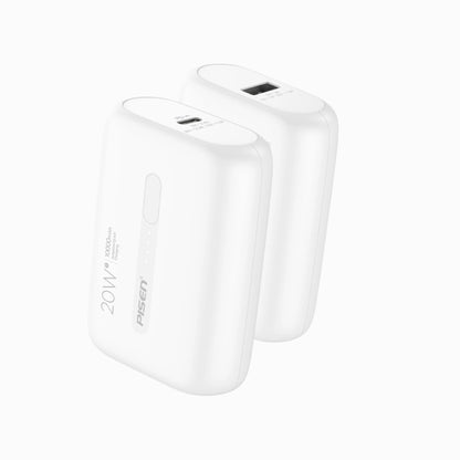 PISEN Power Tiny 20W Mini Power Bank 10000mAh – Compact Fast Portable Charger (TS-D304)