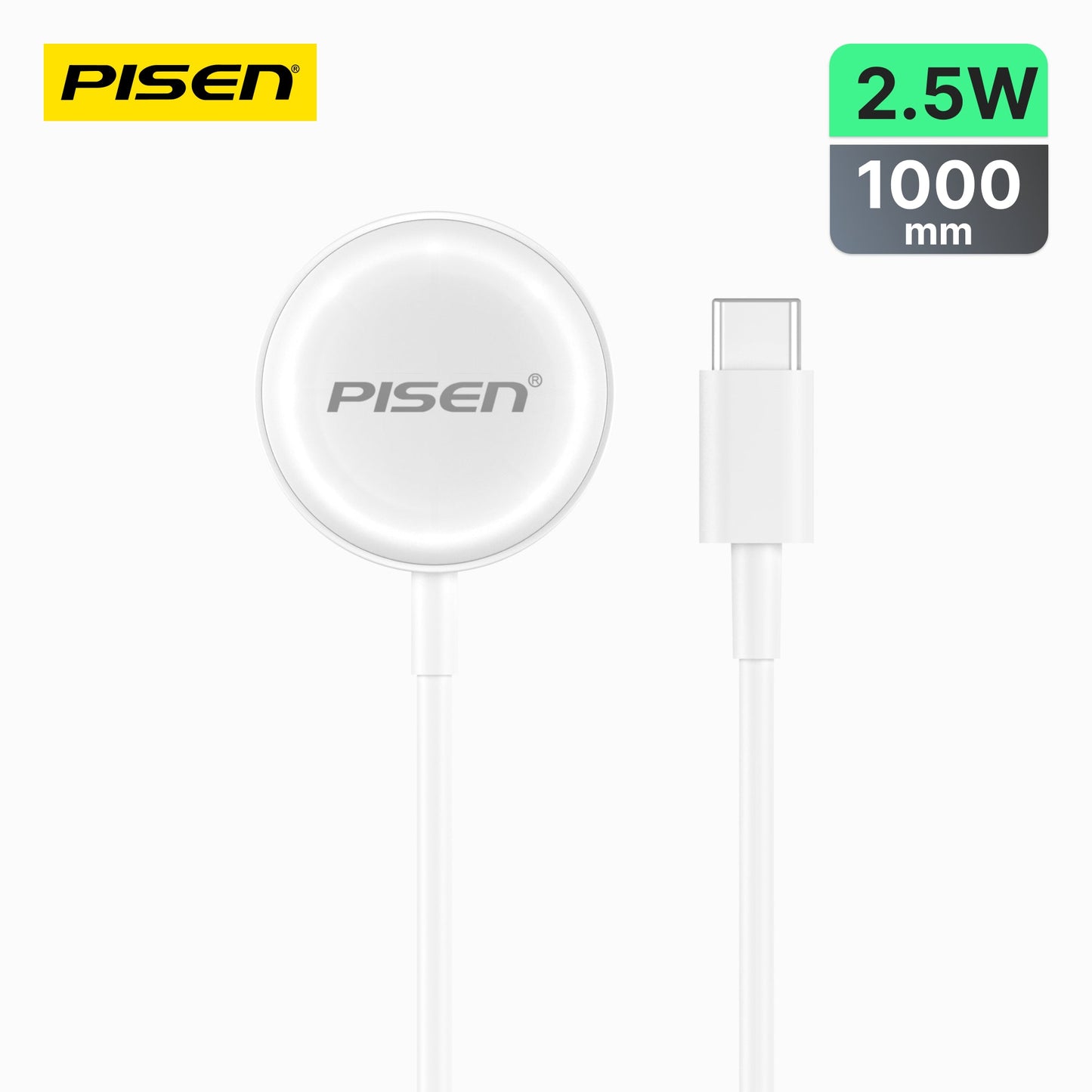 PISEN Magnetic Charging Cable for Apple Watch 1m – Portable iWatch Charger (TS-WC02-1000)