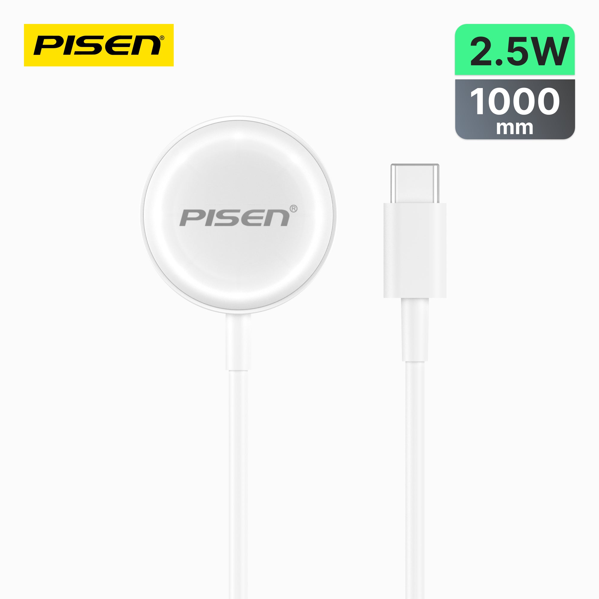 PISEN Magnetic Charging Cable for Apple Watch 1m – Portable iWatch Charger (TS-WC02-1000)