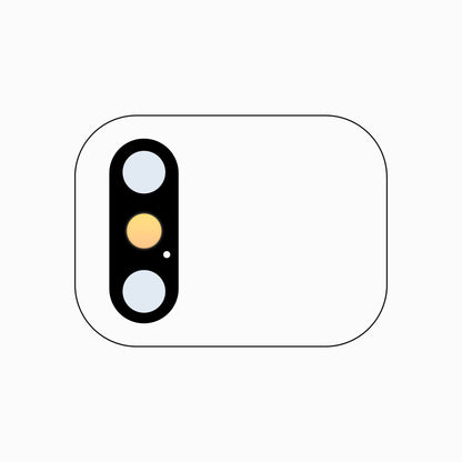 iPhone X Series Back Camera Lens – 3C EASY Replacement Part (Aftermarket)