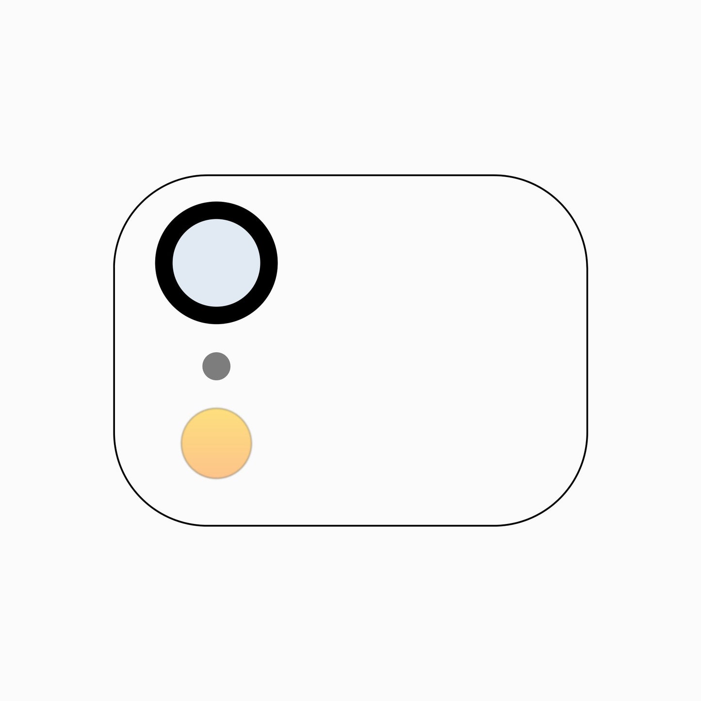 iPhone X Series Back Camera Lens – 3C EASY Replacement Part (Aftermarket)