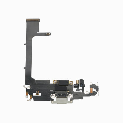iPhone 11 Pro Charging Port Flex Cable – 3C EASY Replacement Part (Original, White)