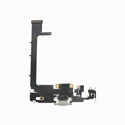 iPhone 11 Pro Max Charging Port Flex Cable – 3C EASY Replacement Part (Original, White)