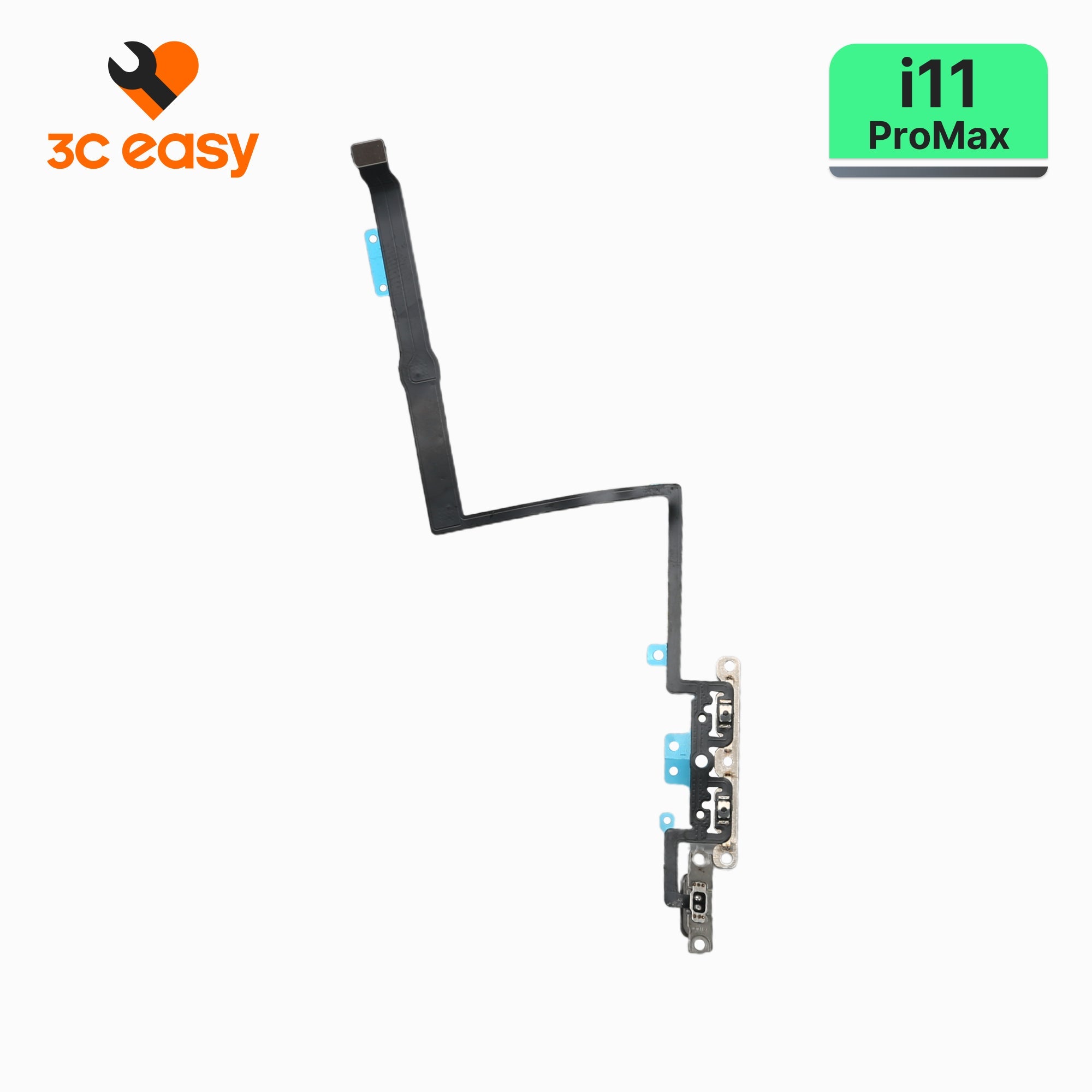 iPhone 11 Pro Max Volume Button Flex Cable – 3C EASY Replacement Part
