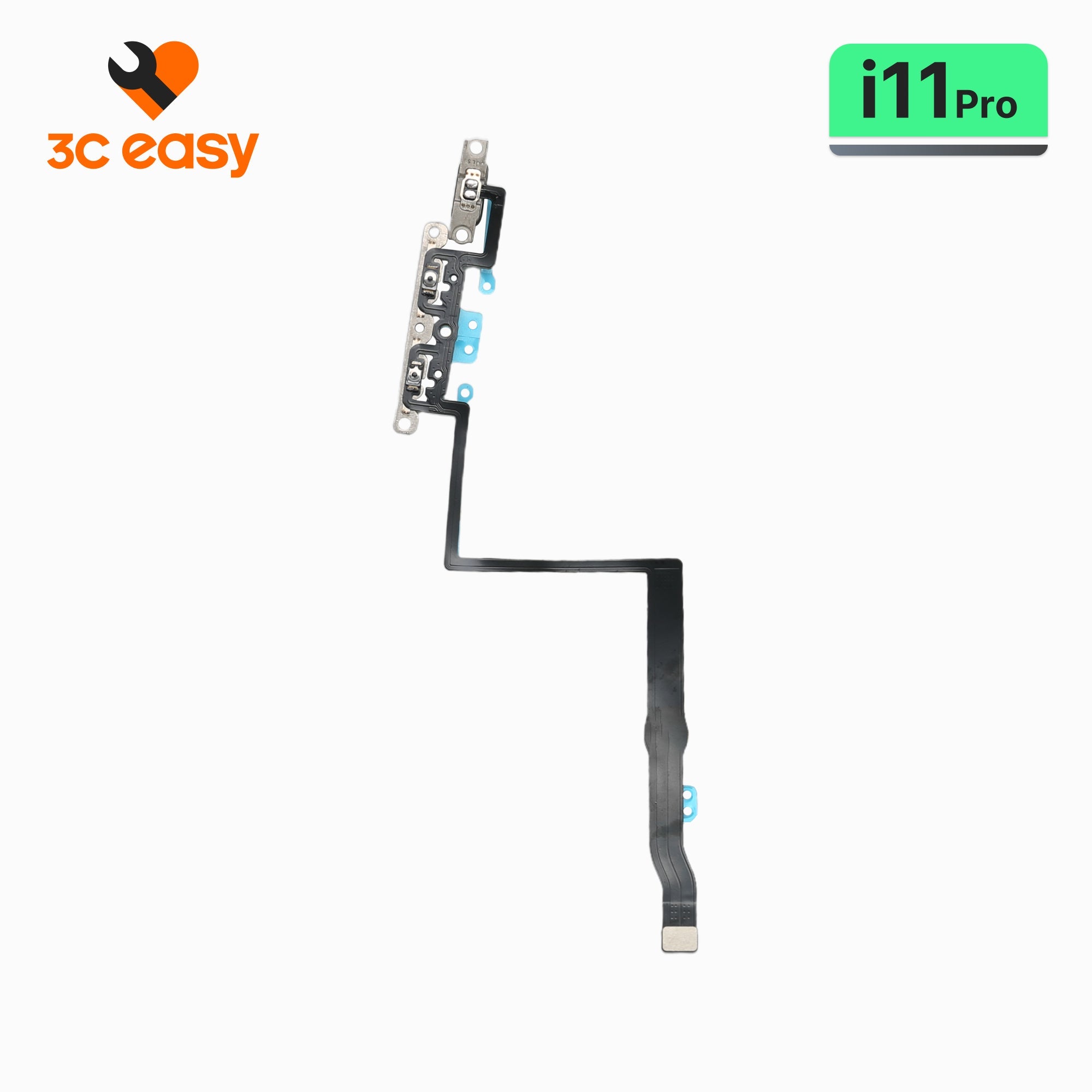 iPhone 11 Pro Volume Button Flex Cable – 3C EASY Replacement Part