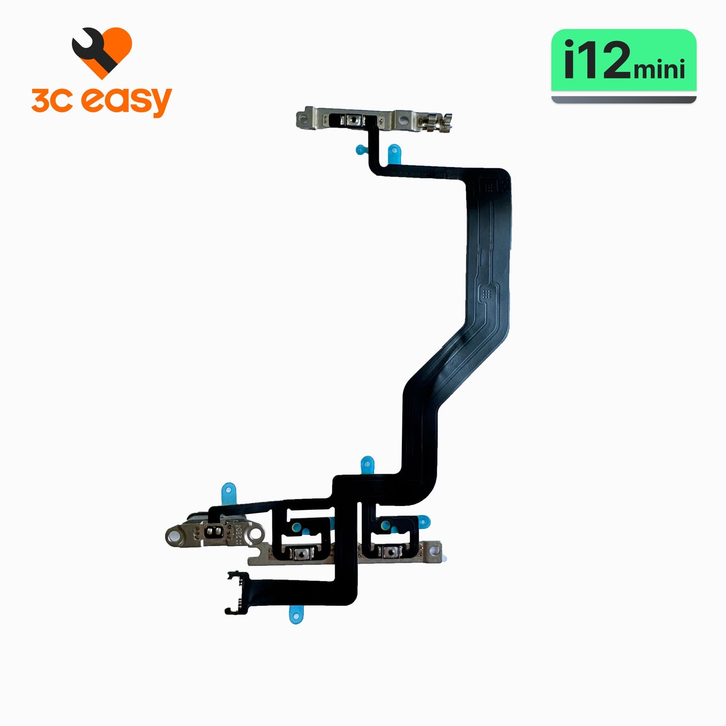 iPhone 12 mini Power & Volume Button Flex – 3C EASY Replacement Part