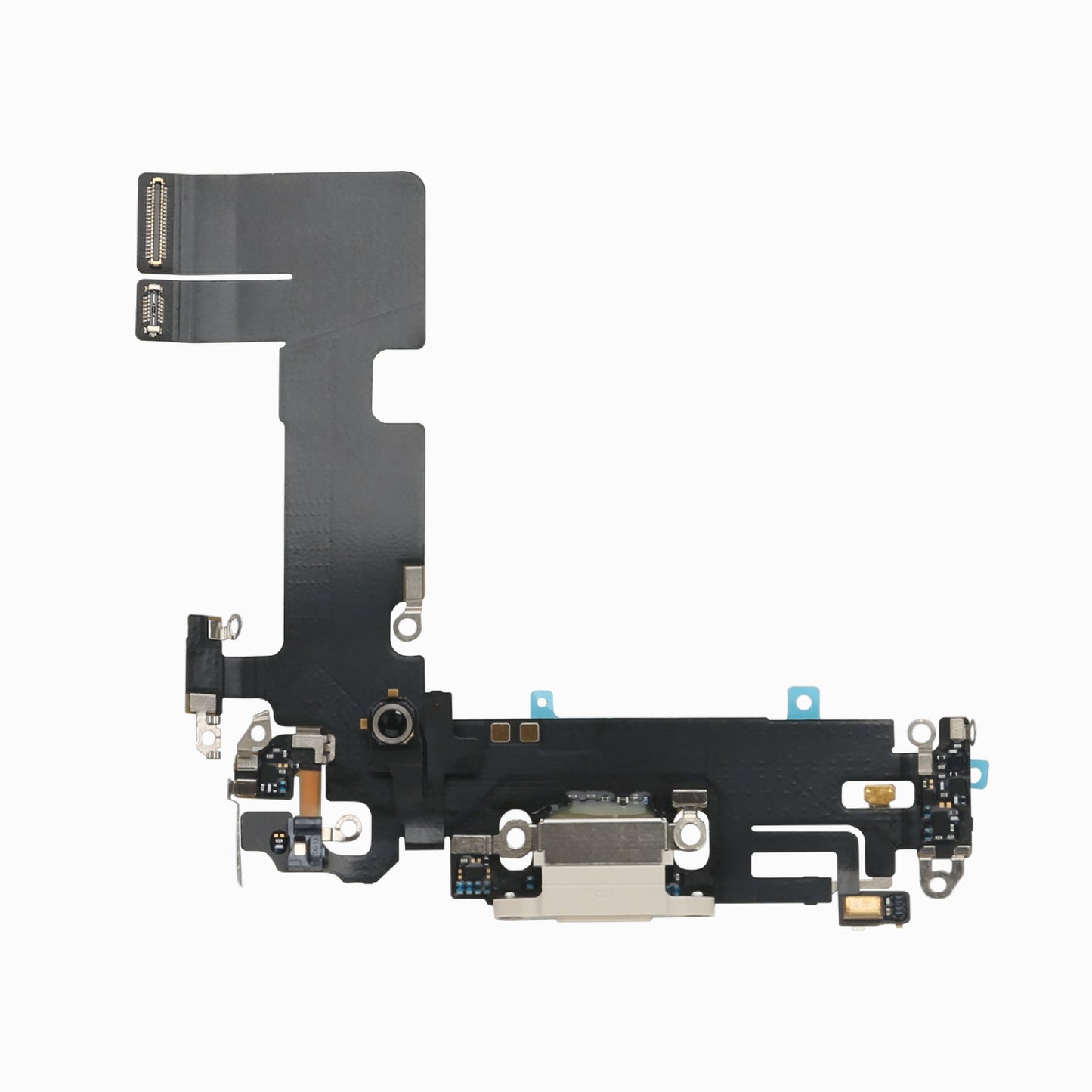 iPhone 13 Charging Port Flex Cable – 3C EASY Replacement Part (Original, White)