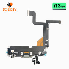 iPhone 13 Pro Charging Port Flex Cable – 3C EASY Replacement Part (Original, White)