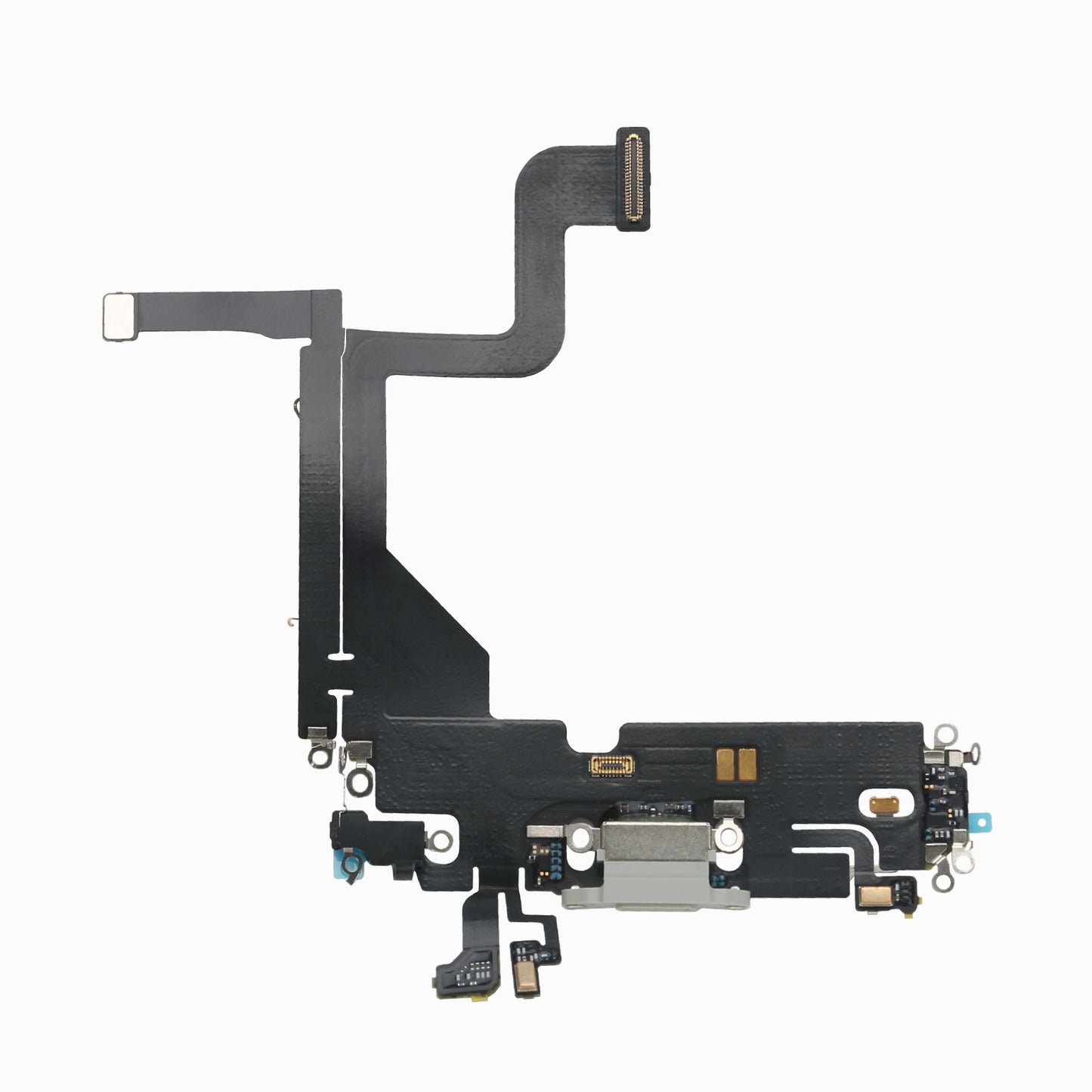 iPhone 13 Pro Charging Port Flex Cable – 3C EASY Replacement Part (Original, White)