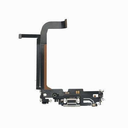 iPhone 13 Pro Max Charging Port Flex Cable – 3C EASY Replacement Part (Original, White)
