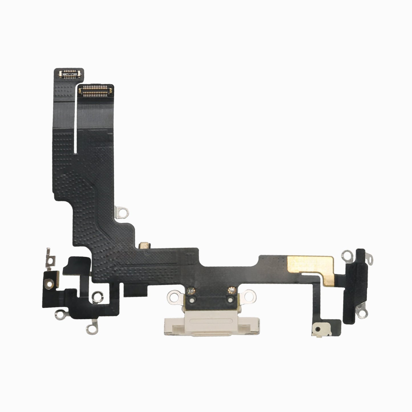 iPhone 14 Charging Port Flex Cable – 3C EASY Replacement Part (Original, White)