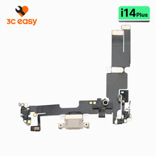 iPhone 14 Plus Charging Port Flex Cable – 3C EASY Replacement Part (Original, White)