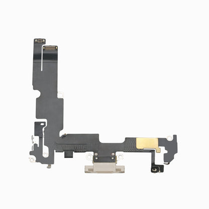 iPhone 14 Plus Charging Port Flex Cable – 3C EASY Replacement Part (Original, White)