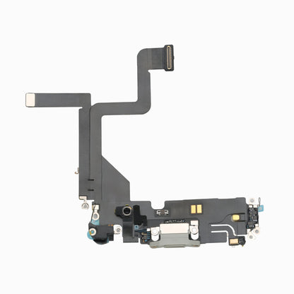 iPhone 14 Pro Charging Port Flex Cable – 3C EASY Replacement Part (Original, White)