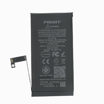 PISEN Replacement Battery for iPhone 14 – Built-In Internal Phone Battery (I14)