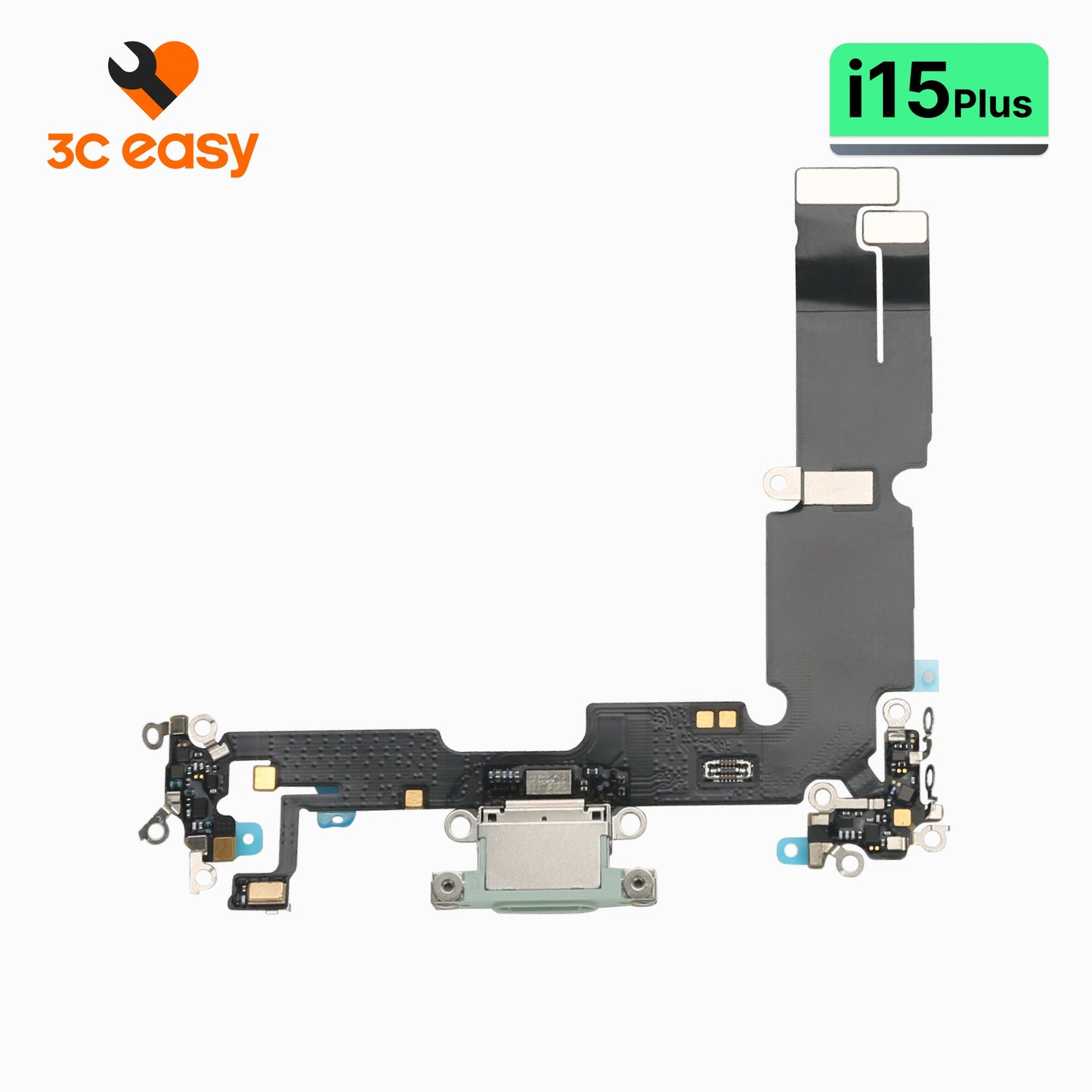 iPhone 15 Plus Charging Port Flex Cable – 3C EASY Replacement Part (Original)