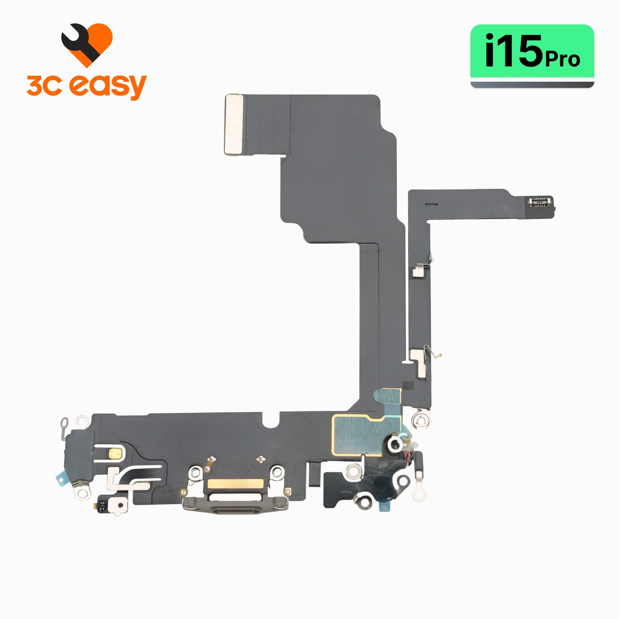 iPhone 15 Pro Charging Port Flex Cable – 3C EASY Replacement Part (Original)