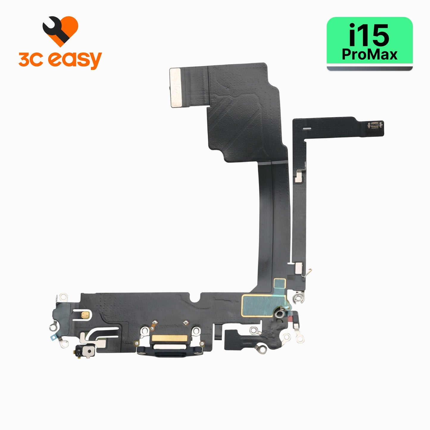 iPhone 15 Pro Max Charging Port Flex Cable – 3C EASY Replacement Part (Original)