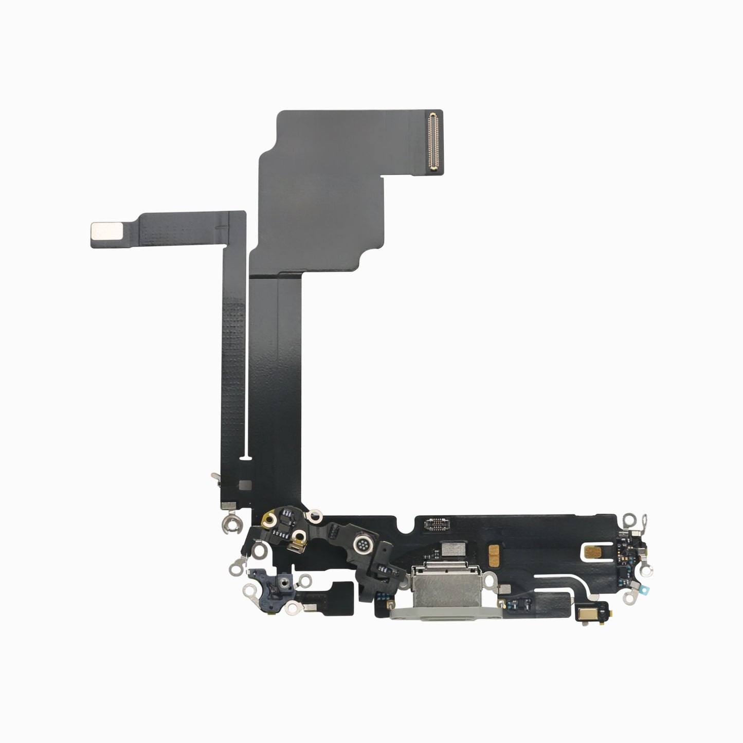 iPhone 15 Pro Max Charging Port Flex Cable – 3C EASY Replacement Part (Original, White)