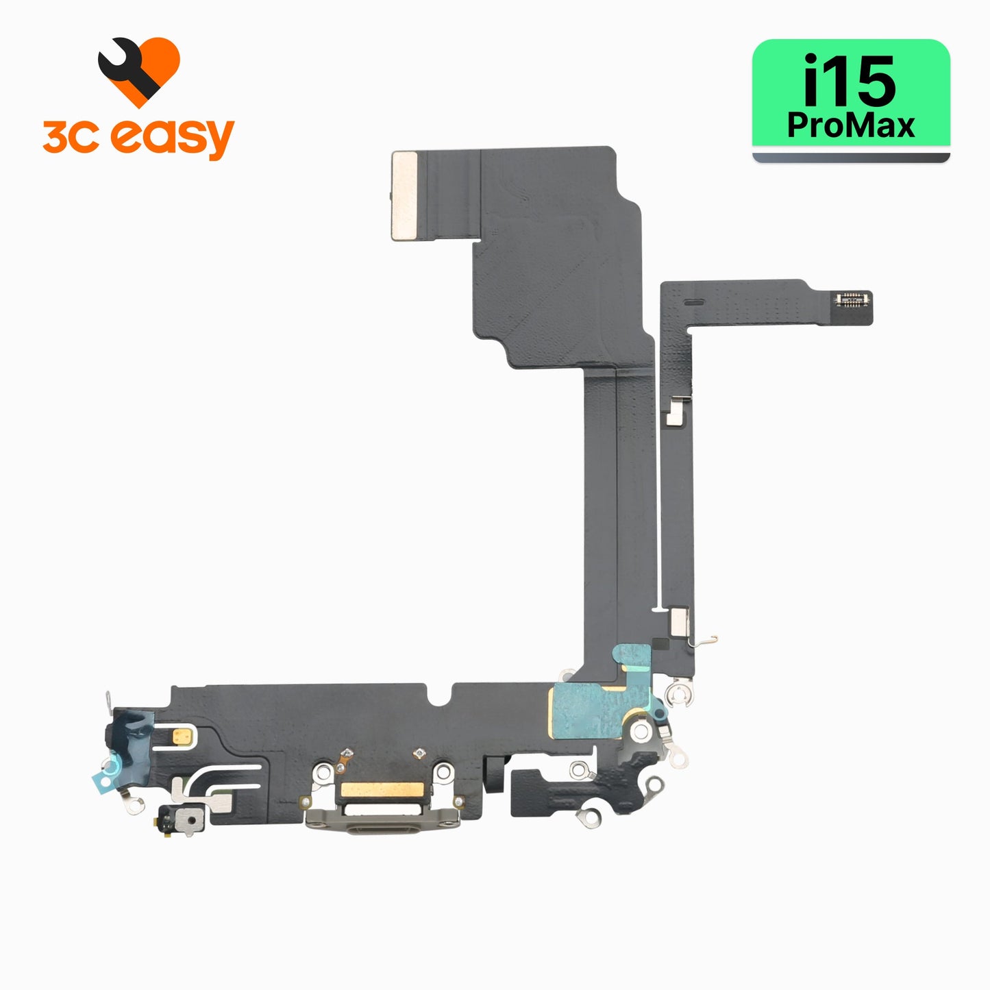 iPhone 15 Pro Max Charging Port Flex Cable – 3C EASY Replacement Part (Original)