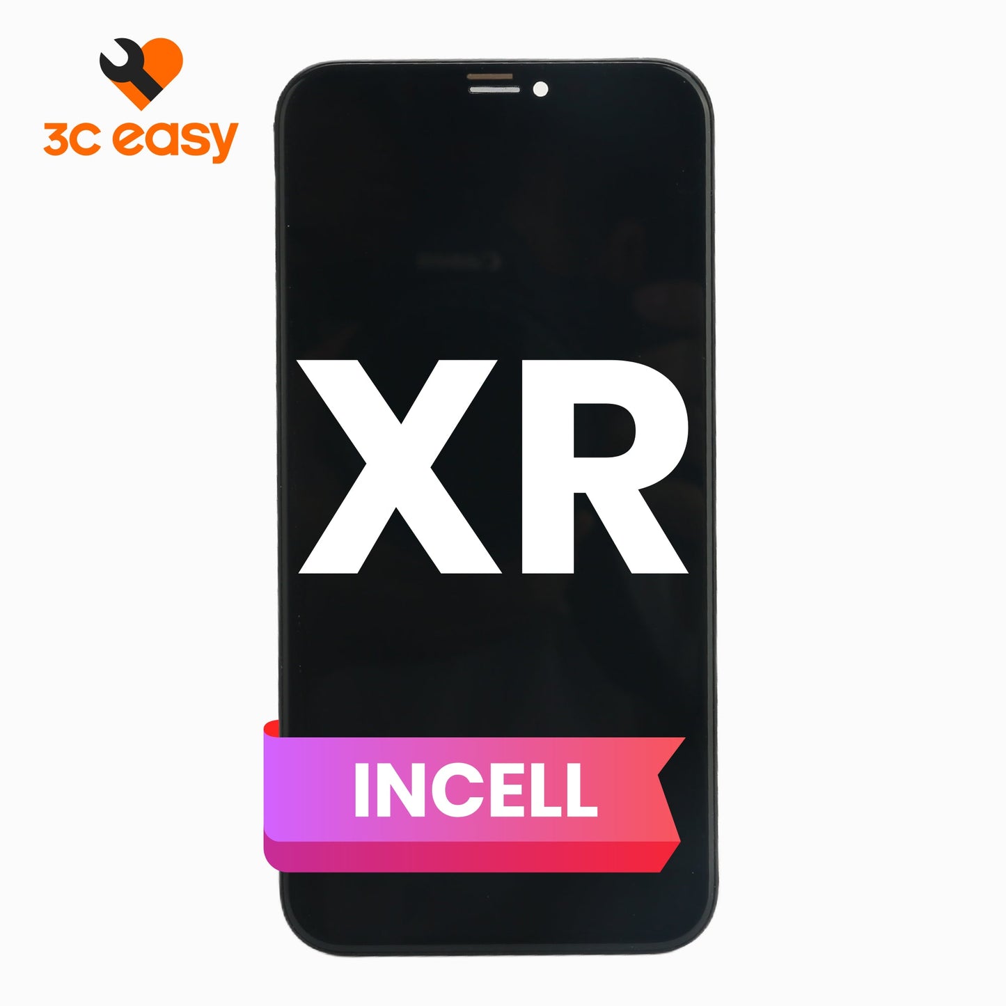 iPhone XR Screen Replacement – 3C EASY Replacement Part (INCELL, Black)