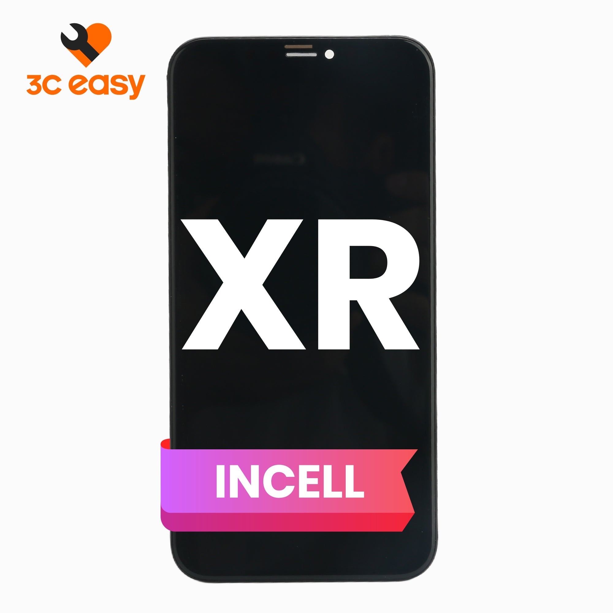 iPhone XR Screen Replacement – 3C EASY Replacement Part (INCELL, Black)