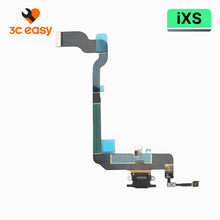 iPhone XS Charging Port Flex Cable – 3C EASY Replacement Part (Original, Black)