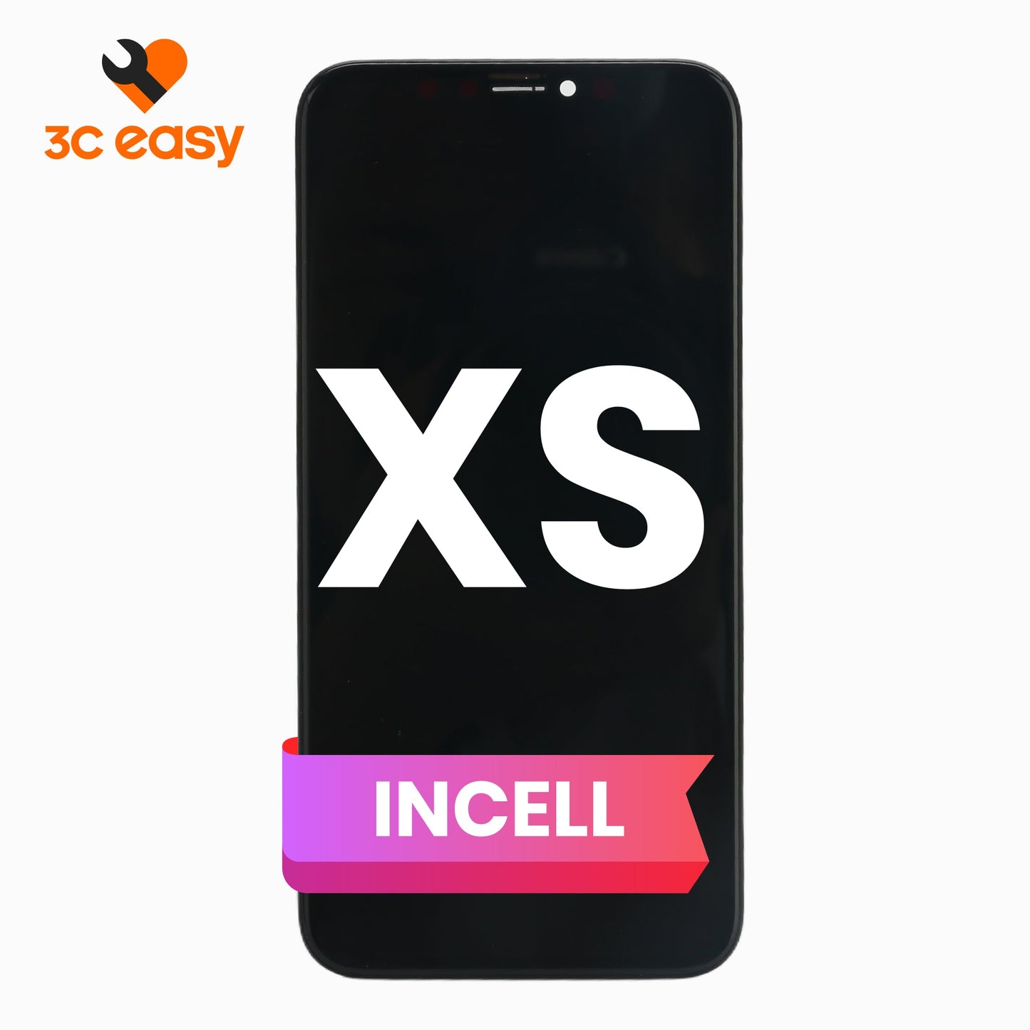 iPhone XS Screen Replacement – 3C EASY Replacement Part (INCELL, Black)