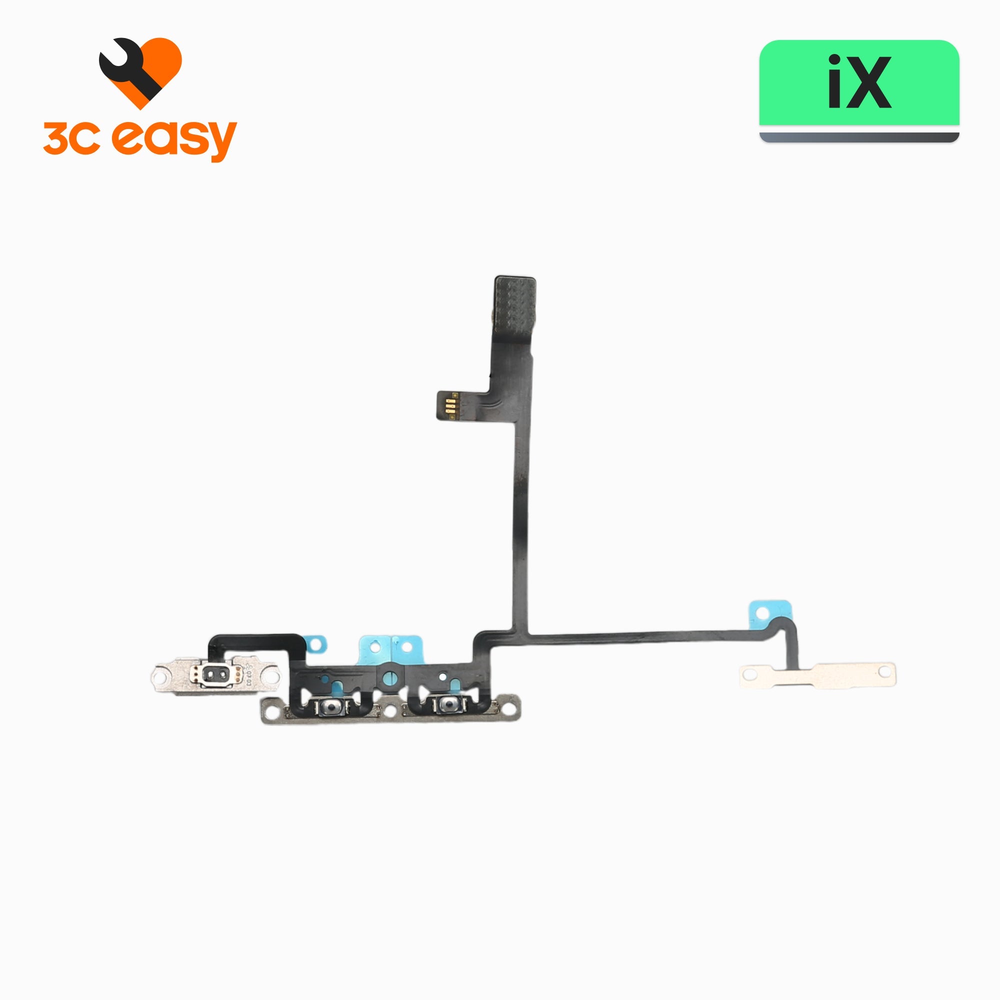 iPhone X Volume Button Flex Cable – 3C EASY Replacement Part
