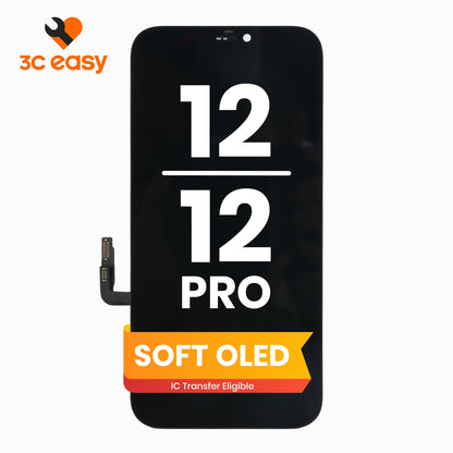 iPhone 12/ Screen Replacement – 3C EASY Replacement Part (Soft OLED)