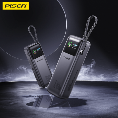 PISEN Bolt 130W 20000mAh Power Bank – High-Speed USB-C Laptop Portable Charger (TP-D107)